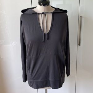 FABLETICS Long Sleeve Hoodie Top Color -Gray Size-Small